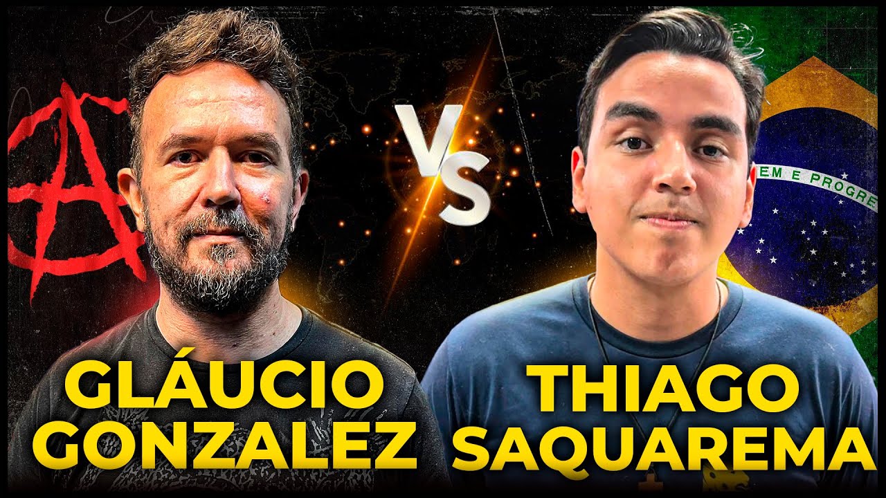GLÁUCIO GONZALES x THIAGO SAQUAREMA - ANARQUISTA x NACIONALISTA - PODCAST 3 IRMÃOS 