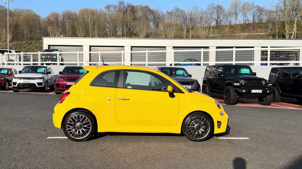 Galileo Modena ABARTH 595 T-Jet 70th Hatchback 3dr Petrol Manual Yellow for sale at Castle Motors