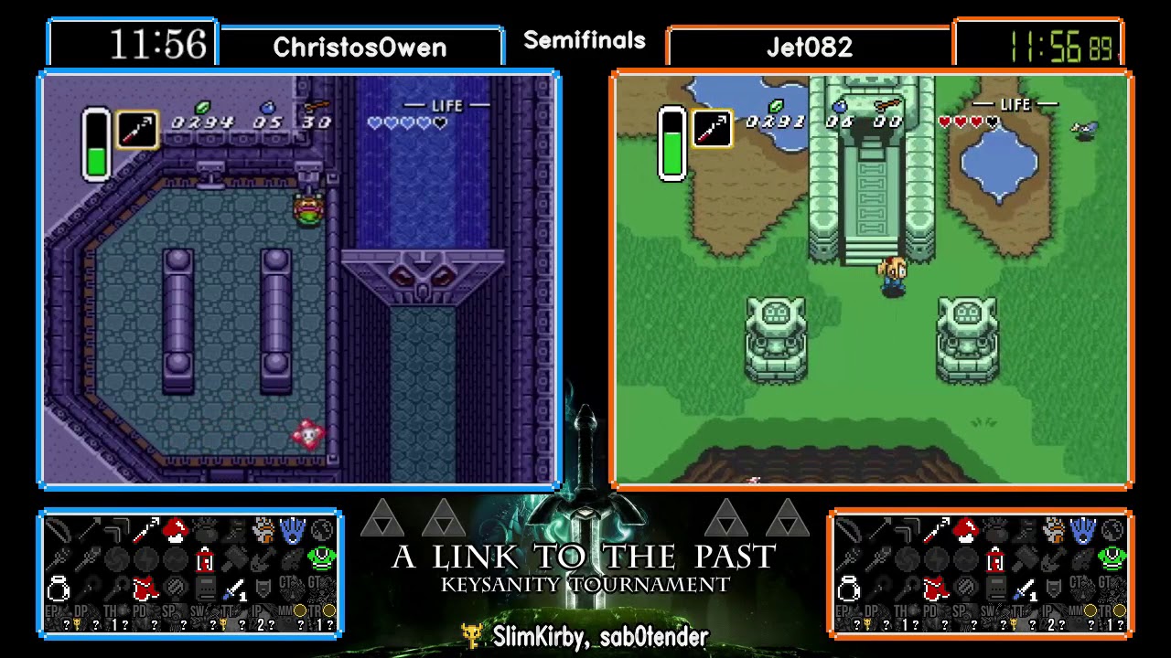 ChristosOwen vs jet082, Race 1. ALTTPR Keysanity Tournament 2018