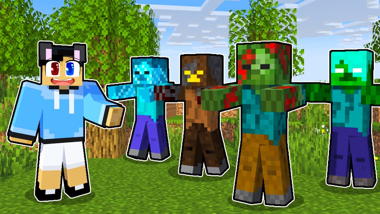 Raizu Created a CUSTOM ZOMBIES in Minecraft!! (Tagalog)