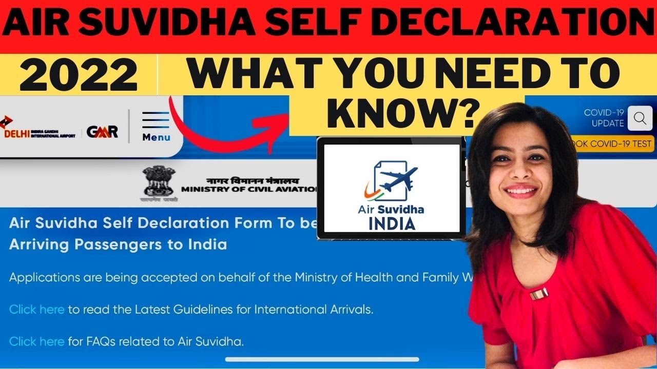 AIR SUVIDHA REGISTRATION | AIR SUVIDHA SELF DECLARATION FORM