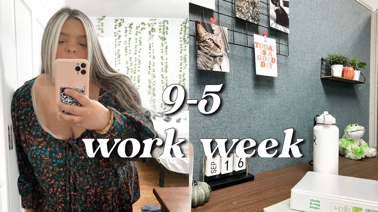 9-5 work week in my life as a social worker: getting a new case, training, etc!