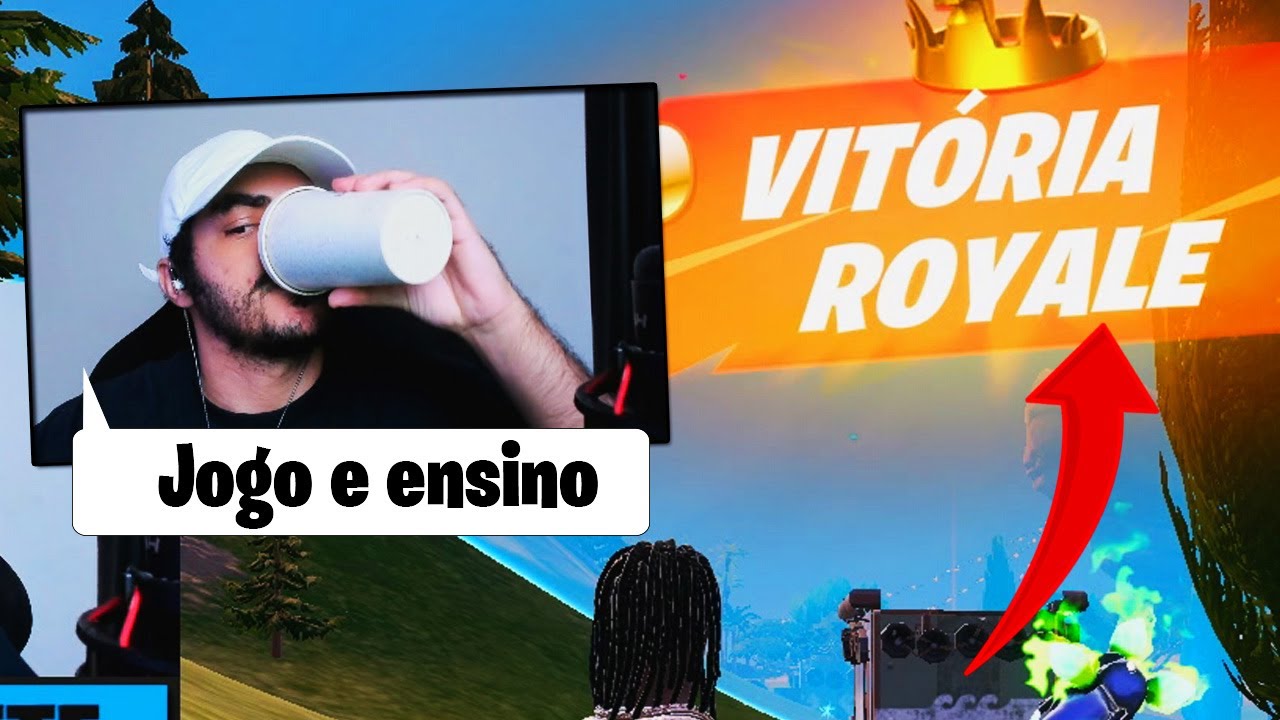 Jogo e ensino Fortnite ao mesmo tempo