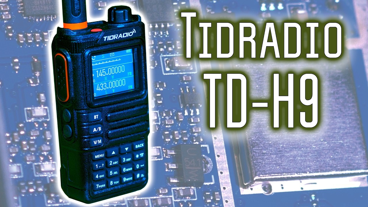 Tidradio TD-H9 - VHF+UHF+250MHz+300MHz+AirBand, APRS, GPS, Bluetooth, 10 W, и еще много всего.