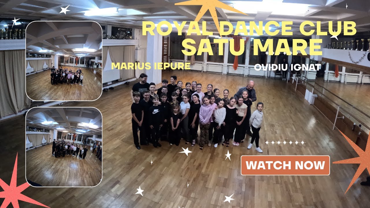 Antrenament Special la Royal Dance Club. Marius Iepure – Campion al Germaniei, alături de copii
