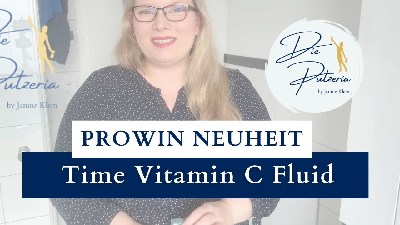 proWIN Neuheit Time Vitamin C Fluid, Natural Wellness Anti Aging