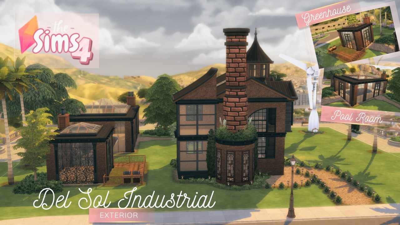 Del Sol Industrial *Exterior* | Sims 4 Speed Build | Nocc