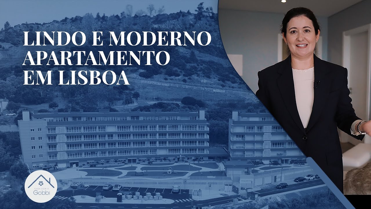 MORAR EM PORTUGAL! Visite conosco esse lindo e moderno apartamento nos arredores de Lisboa