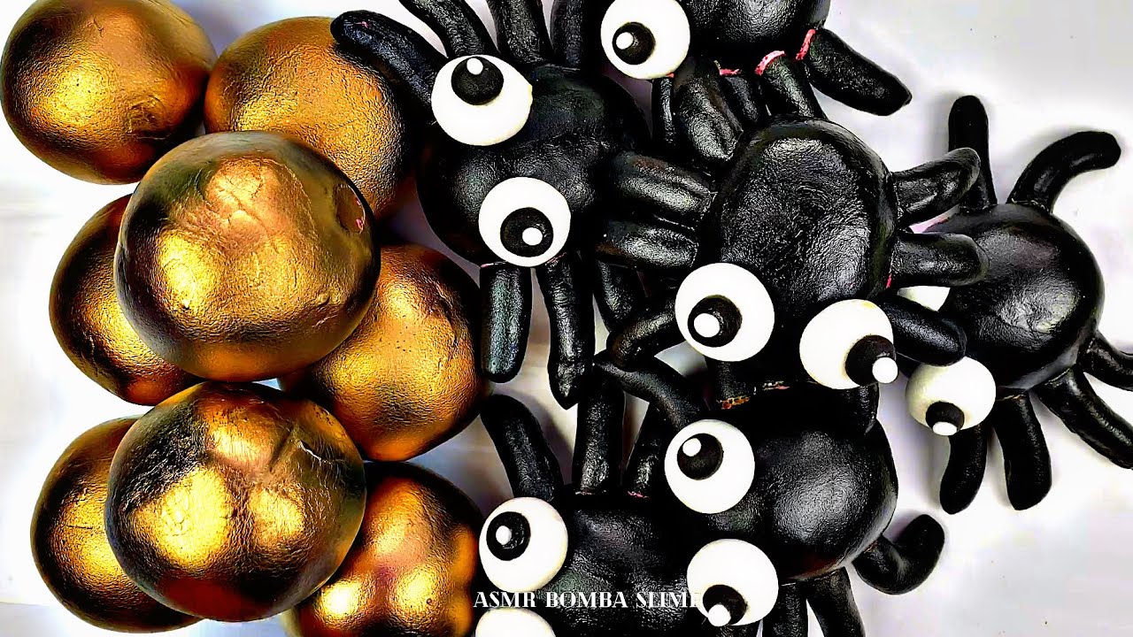 CRACKLING LIGHT PLASTICINE.Satisfying slime video.