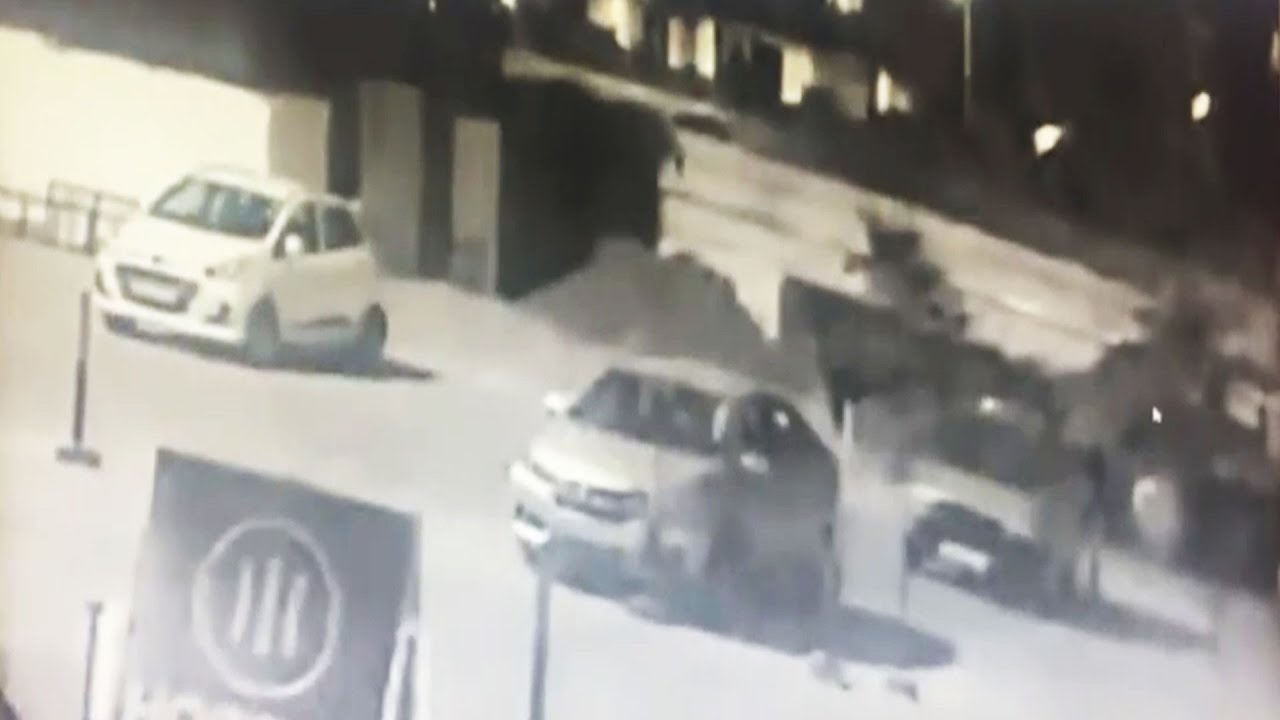 Watch: CCTV visuals of Mohali RPG attack, rocket fired from a moving vehicle