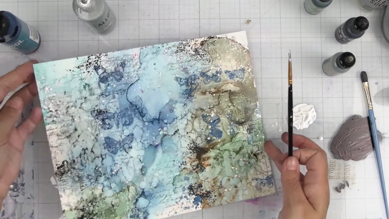 Creative Play With Alcohol Ink + Lift Ink