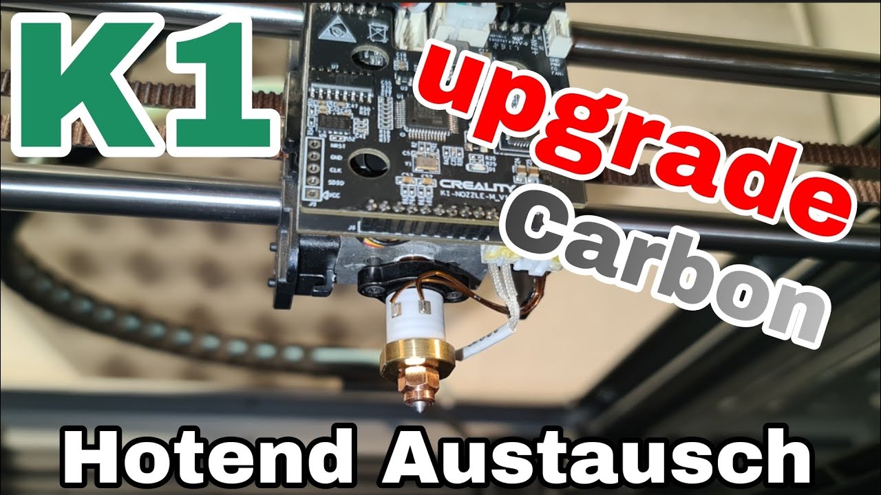 Original Creality K1 Carbon upgrade Hotend - Reparatur Heatbreak/Heizung/Thermistor K1, K1Max, K1C