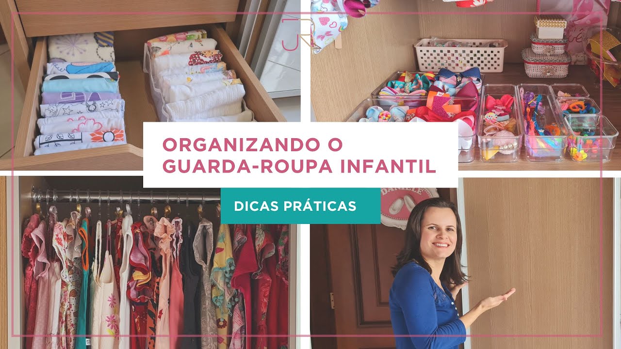 Como organizar guarda-roupa infantil - Dicas simples e práticas - Júlia Rosa Organizer