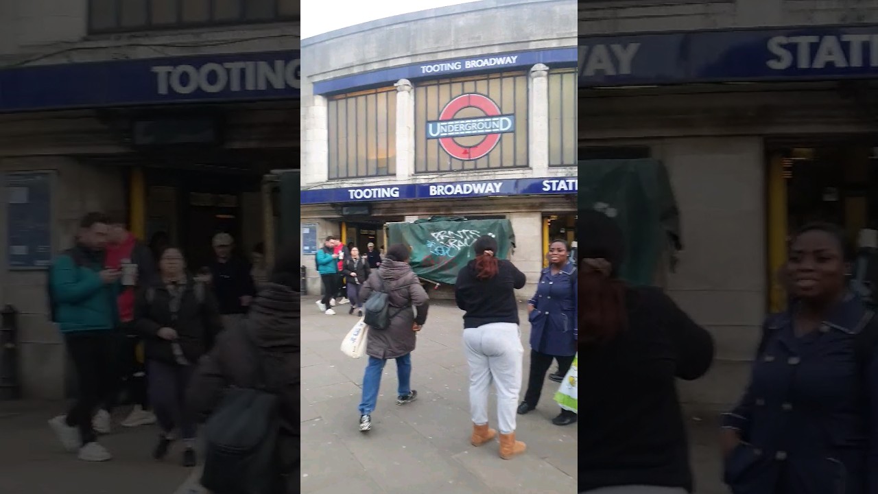 Tooting Broadway Tube Station 🇬🇧 #london #shorts #tube #city