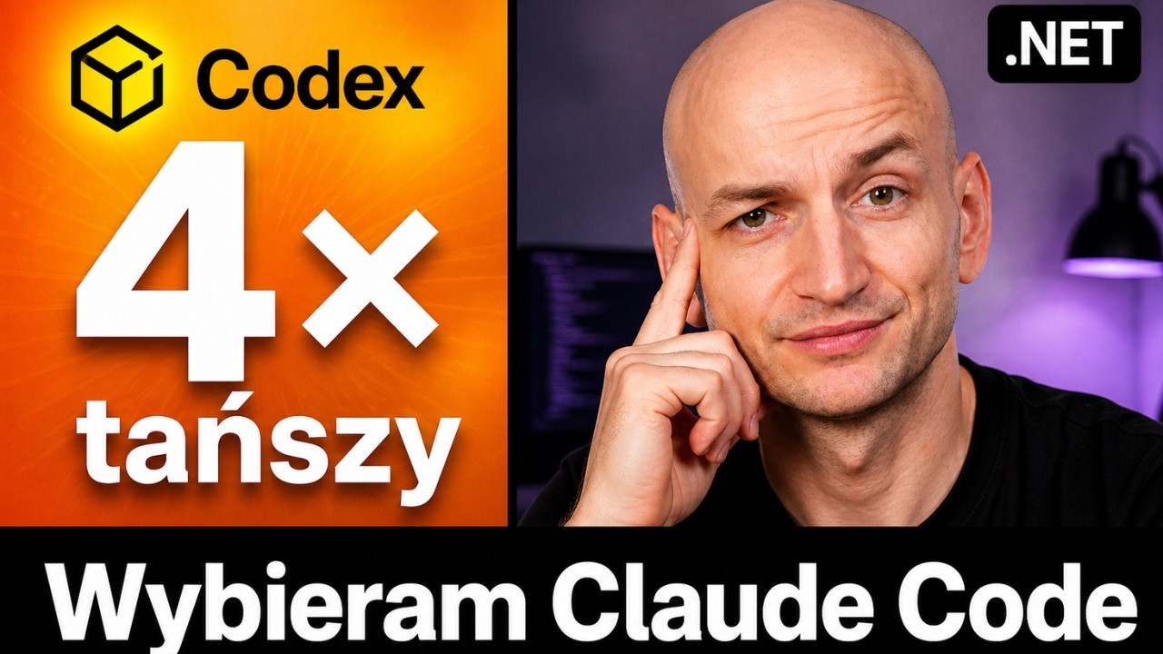 Codex 4x tańszy. Wybieram Claude Code (.NET 2026)