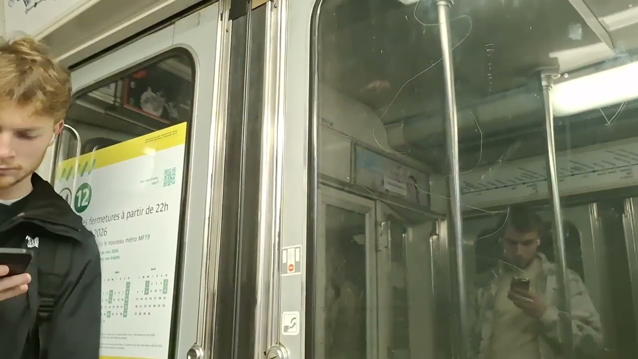 [Paris Metro] Line 12(MF67) ride from Notre-Dame-de Lorette to Notre-Dame-des-champs