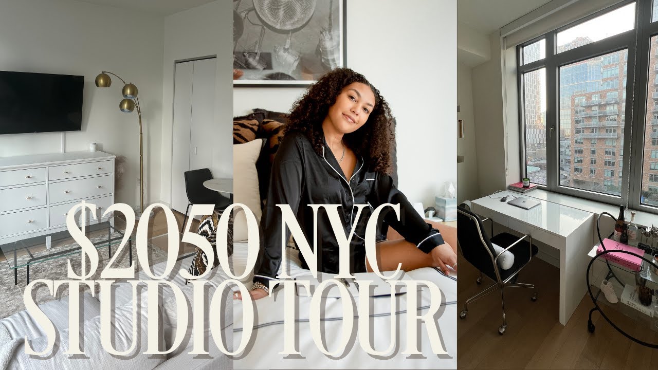 NYC apartment tour: how I decorate & organize my $2050 studio