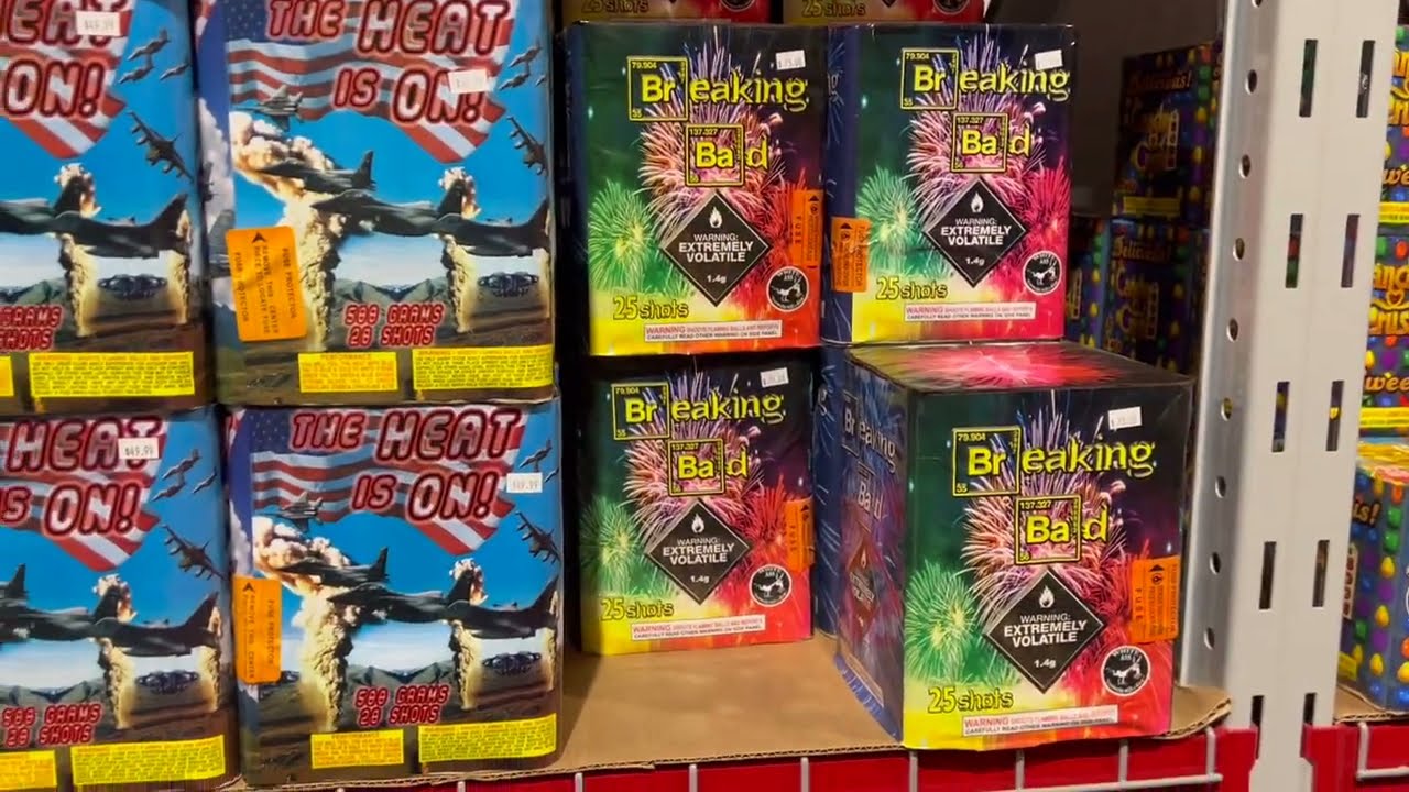 Firework Superstore -500 Grams - Boom Cakes (Several New), Predator, Sunwing, Great Grizzly, Hot