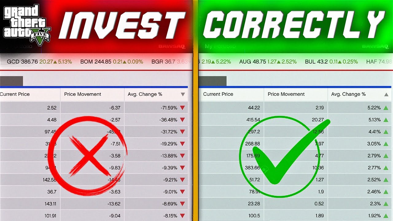 THE ONLY STOCK MARKET GUIDE YOU NEED IN GTA V 🤑💸!!