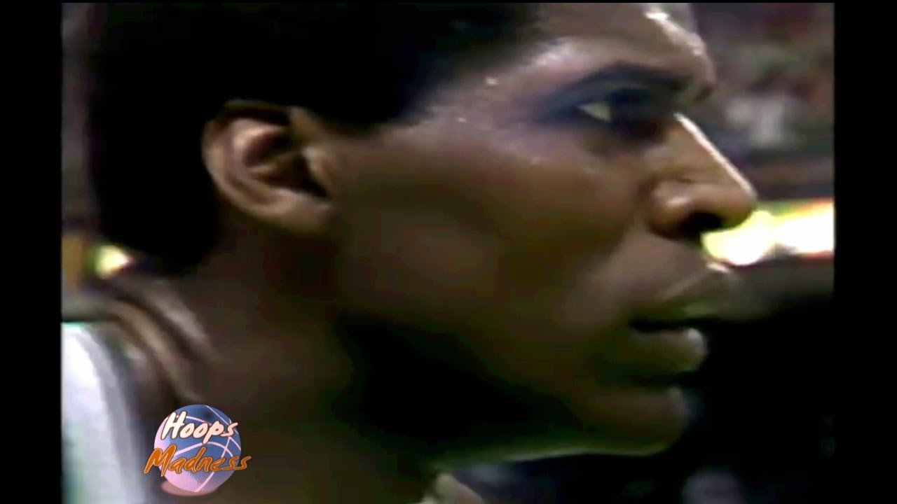 Robert Parish Amazing Dunk on Tree Rollins! 1988 Playoffs