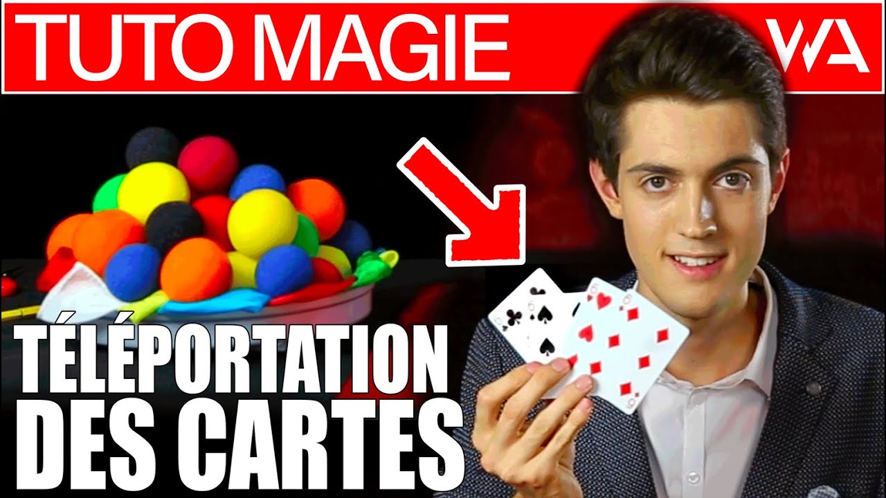 ⭐️ EXPLICATION MAGIE : TÉLÉPORTATION DE 4 CARTES 😁