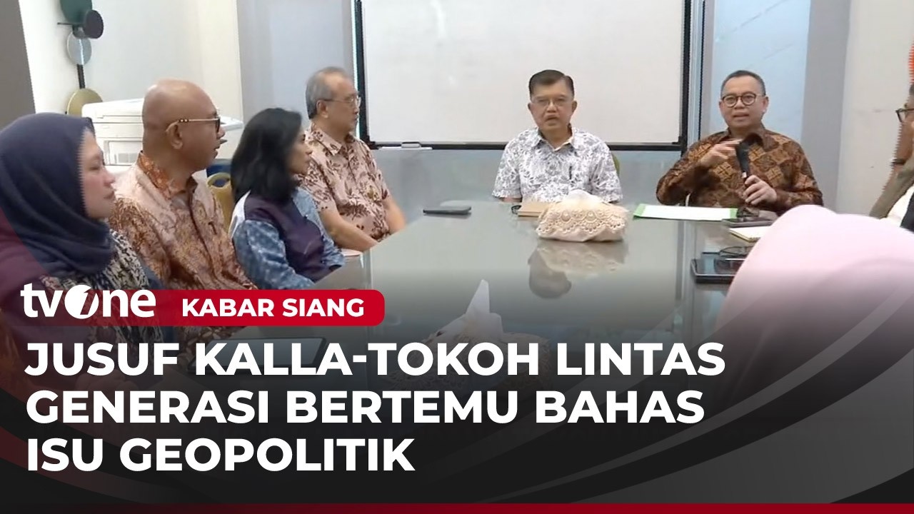 Jusuf Kalla Undang Tokoh Lintas Generasi | Kabar Siang
