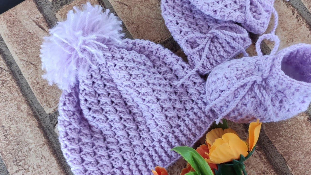 TOUCA para bebê em crochê kit passo a passo unissex