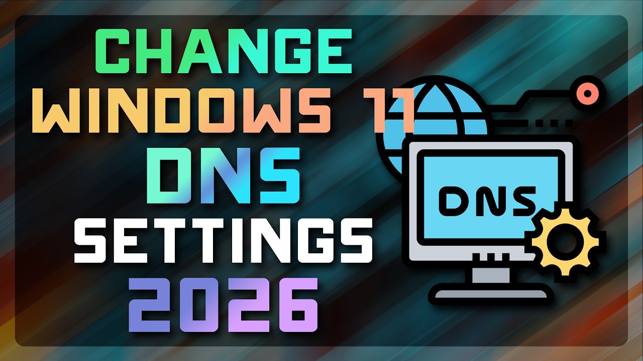 Как изменить DNS на общедоступный DNS-сервер Google в Windows 11 🌐 (Быстрое устранение медленного...