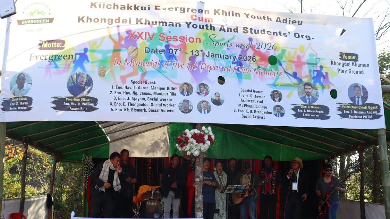 Farewell Song.. Kiichakkui Evergreen Khiin youth Adieu cum KKYSO Sports Meet 