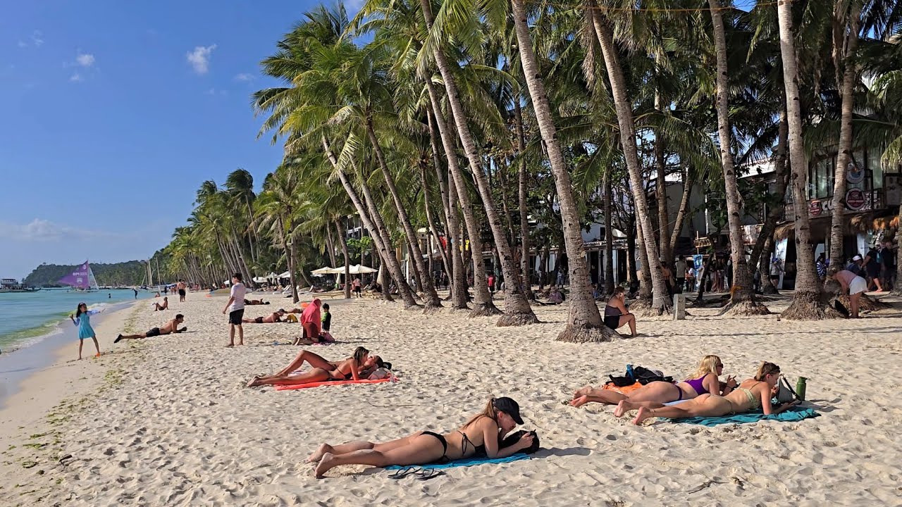 Boracay island on Friday 3pm | March 13, 2026 | Beach Walking Tour #boracay #philippines #travel 