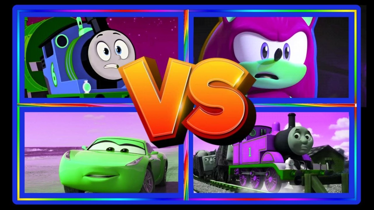 😊🏆THOMAS TRAIN 🆚 MCQUEEN 🆚 SONIC 🆚 CHOO CHOO CHARLES🏆😱
