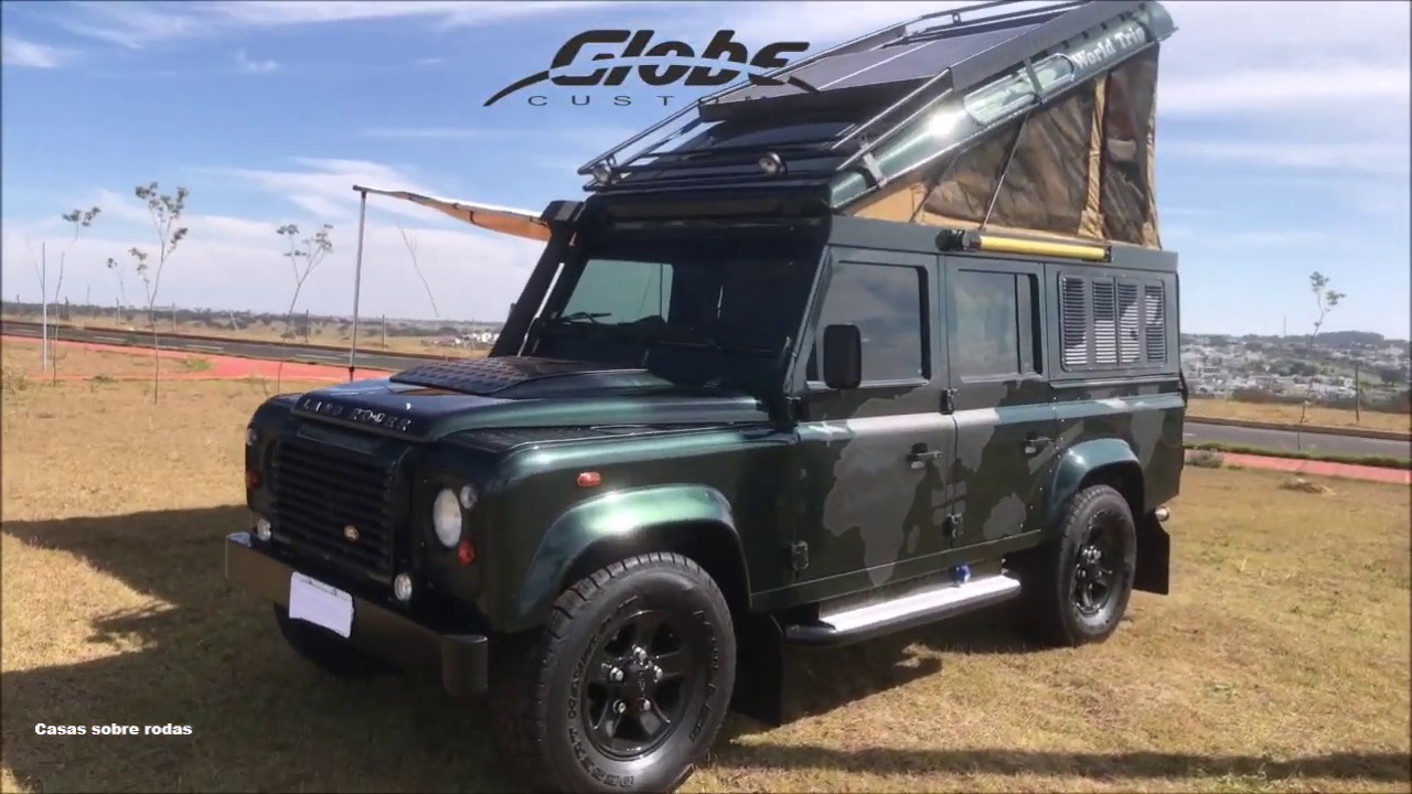 VENDE-SE R$275.000,00, Land Rover Defender 110, 4x4, Montagem Globe Motorhomes 2019.