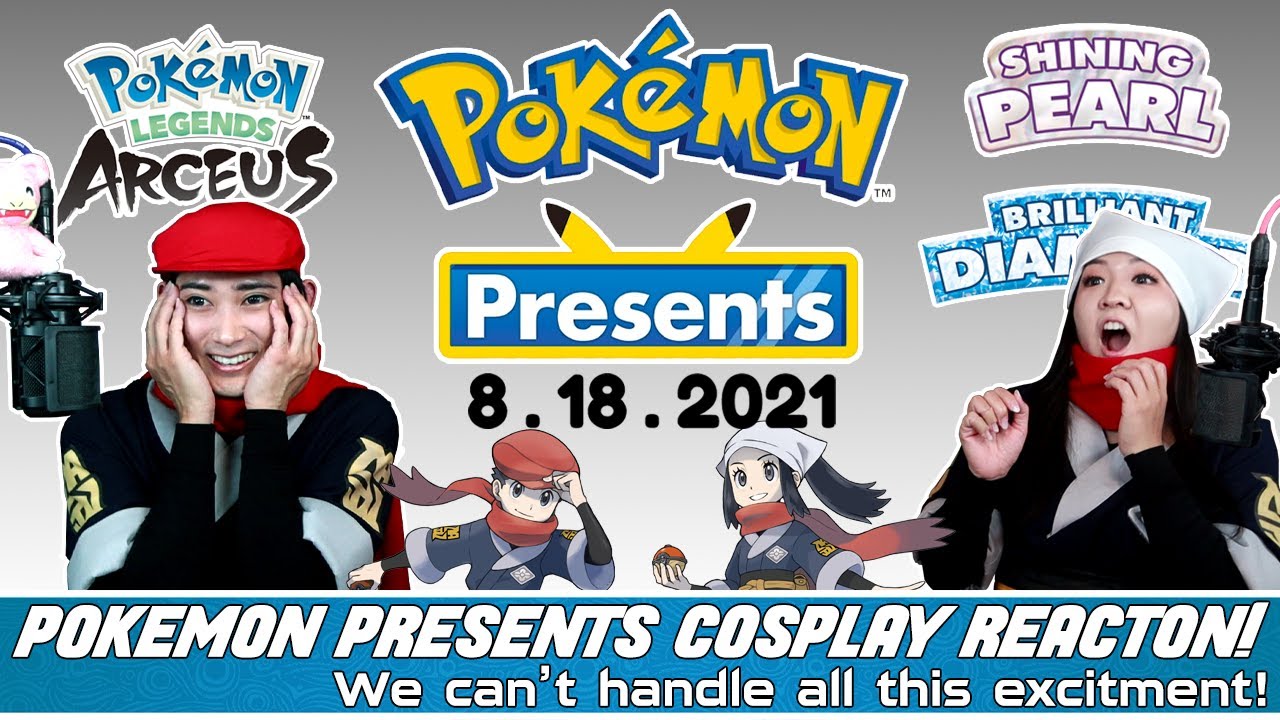 Pokémon Presents 2021 August REACTION in POKÉMON COSPLAY! NEW Pokémon Games and Release Dates!