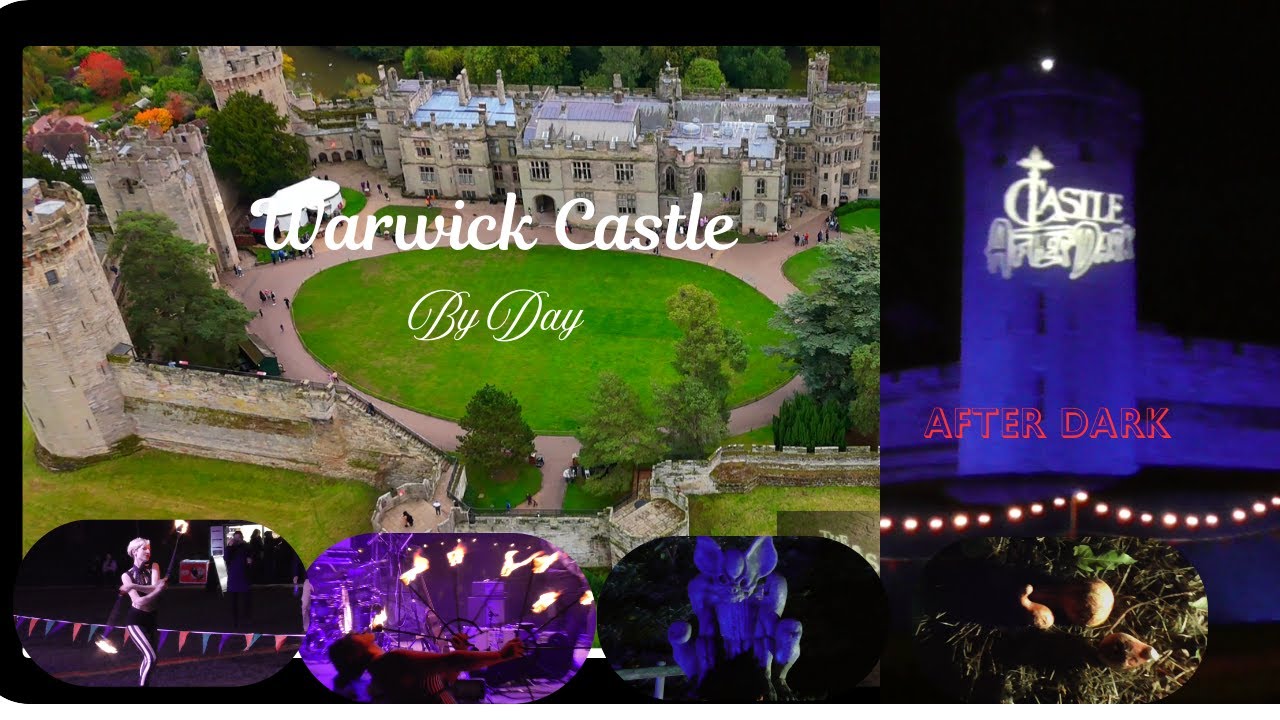 Warwick Castle by day and After Dark
