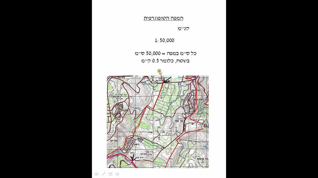 טופוגרפיה בסיסית - מדריך וידאו