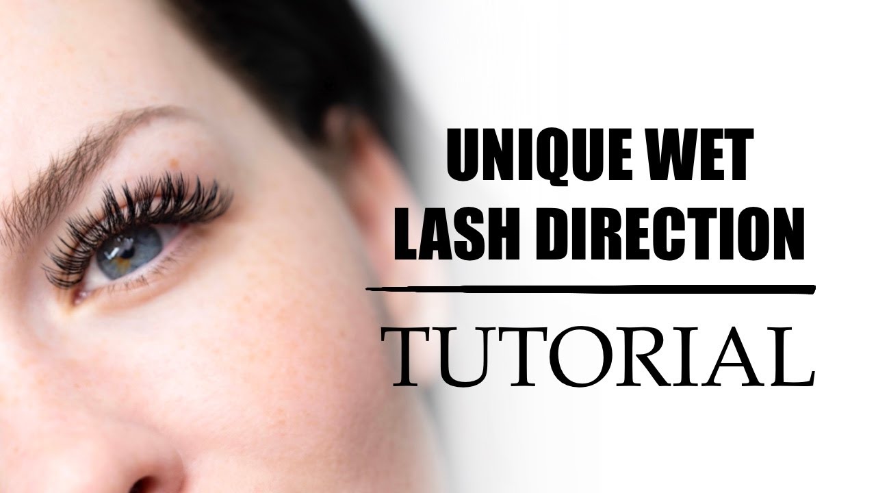 Unique Directional Mapping Tutorial | Wet Lash Volume Extensions