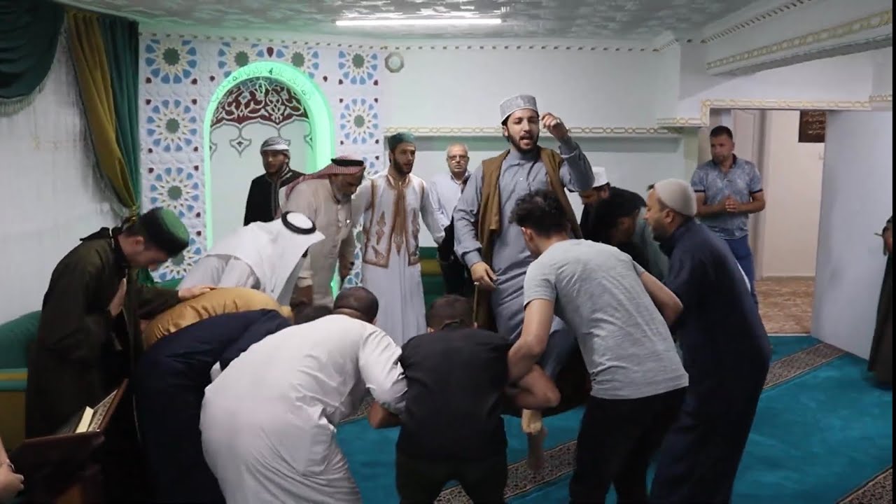 Şeyh_Mohammed_Omar_Geylani#zikir مديح دكيت باب الشيخ عبدالقادر حلقة #ذكر في التكية العلية القادرية