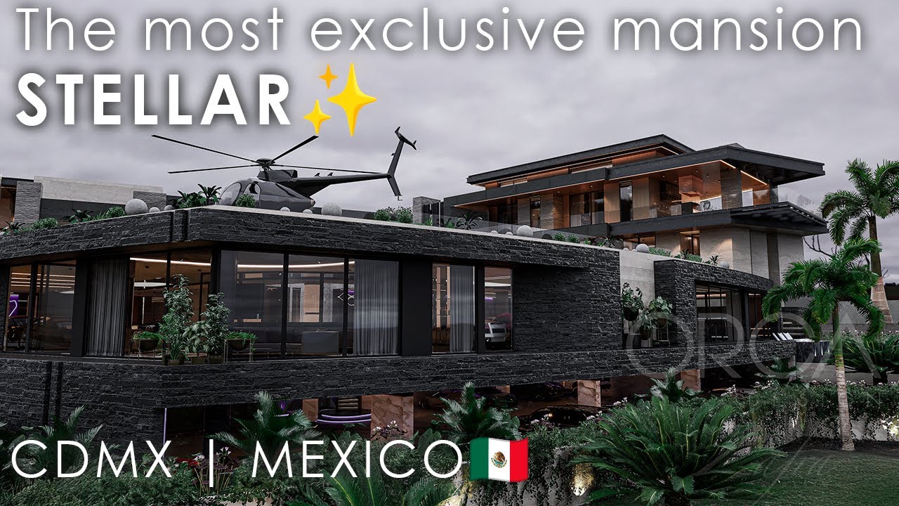 STELLAR The Incredible Mega-Mansion in Mexico City | Modern Luxury | 32,300 sqft.