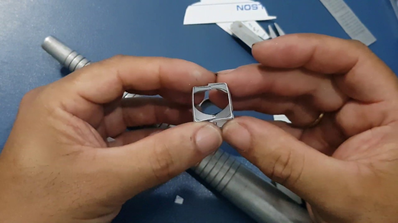 Dica de Orives: Anel quadrado conceito do chevalier