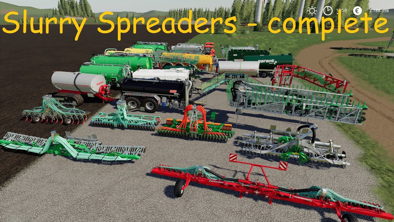 FS19 – Slurry Spreaders – Ranking - price comparison