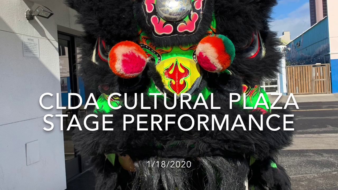 Chinese Lion Dance Association: Cultural Plaza Stage Performance 1/18/2020