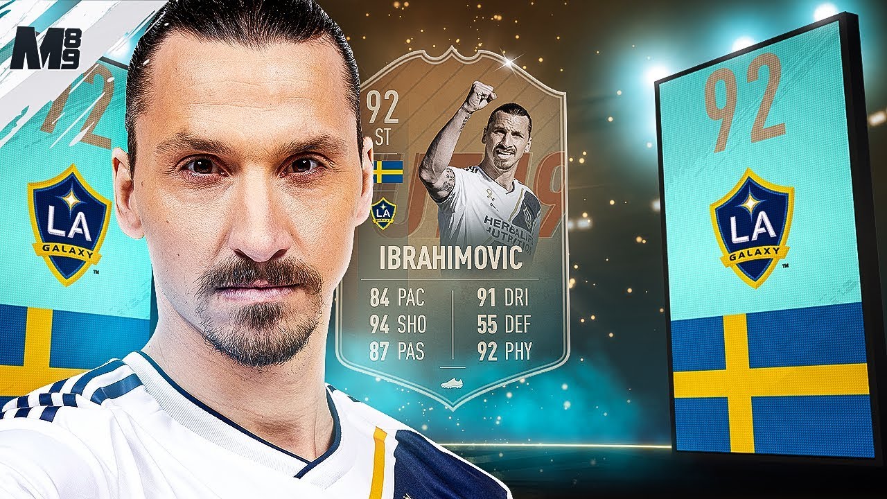 FIFA 19 FLASHBACK IBRAHIMOVIC REVIEW | 92 FLASHBACK IBRAHIMOVIC PLAYER REVIEW FIFA 19 ULTIMATE TEAM