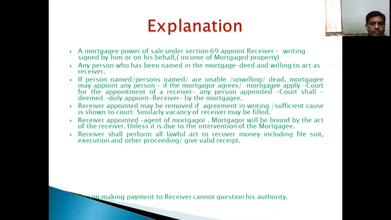 Section 69A of Transfer of Property Act 1882.