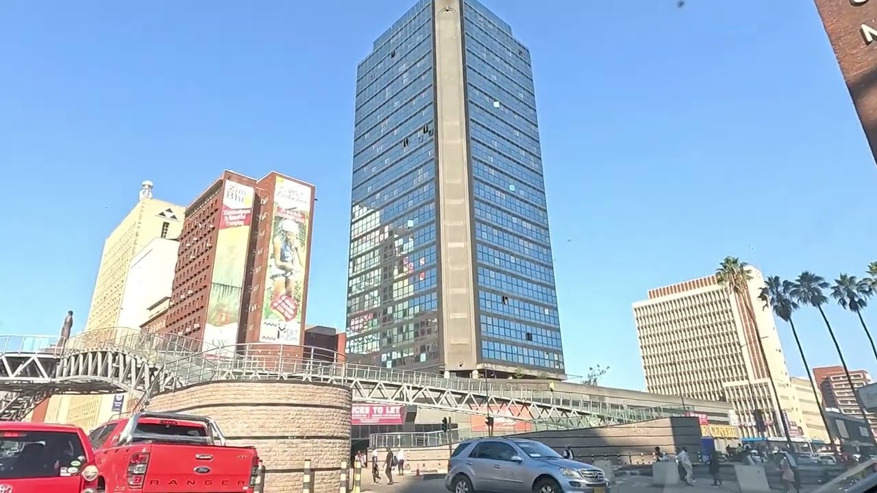 HARARE ZIMBABWE 🇿🇼 || Very tall LONDON LIKE buildings in the City Centre
