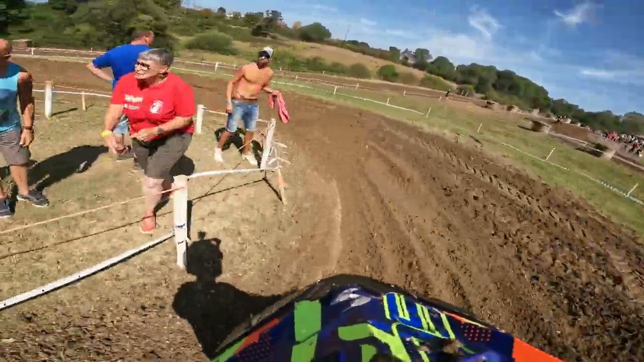 Gopro Motocross Wéris - 5 Tours en tête avec la 125 !!! - Inter Mx2