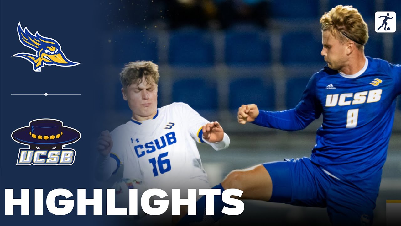 CSU Bakersfield vs UC Santa Barbara | Highlights | NCAA Soccer 11-10-2023