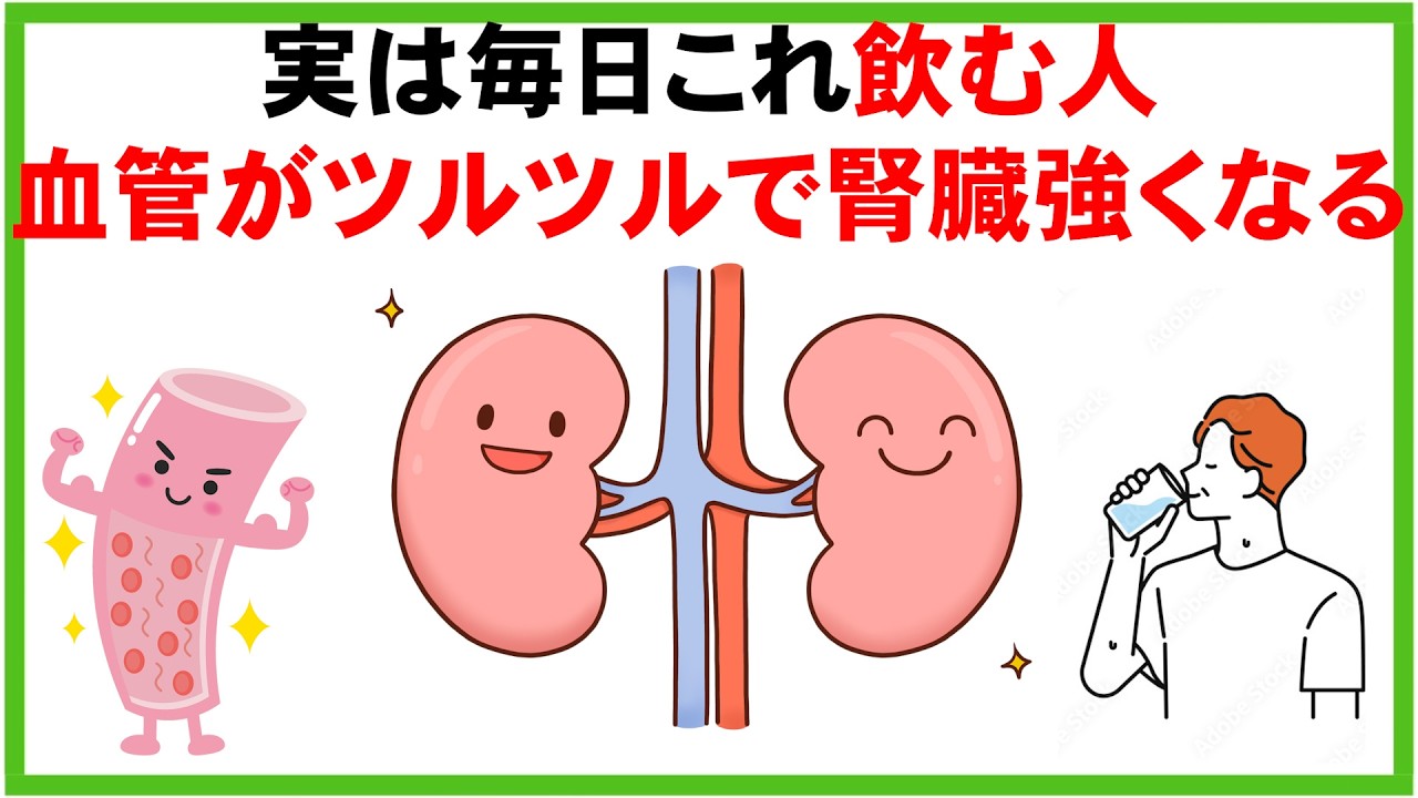動脈硬化を抑制し腎臓を守る飲み物