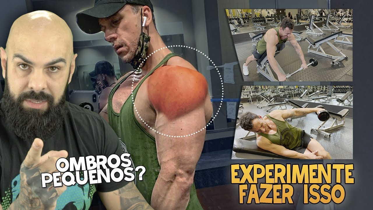 OS 2 EXERCÍCIOS QUE VÃO DEIXAR SEUS OMBROS GIGANTES | RÁPIDO E EFICIENTE