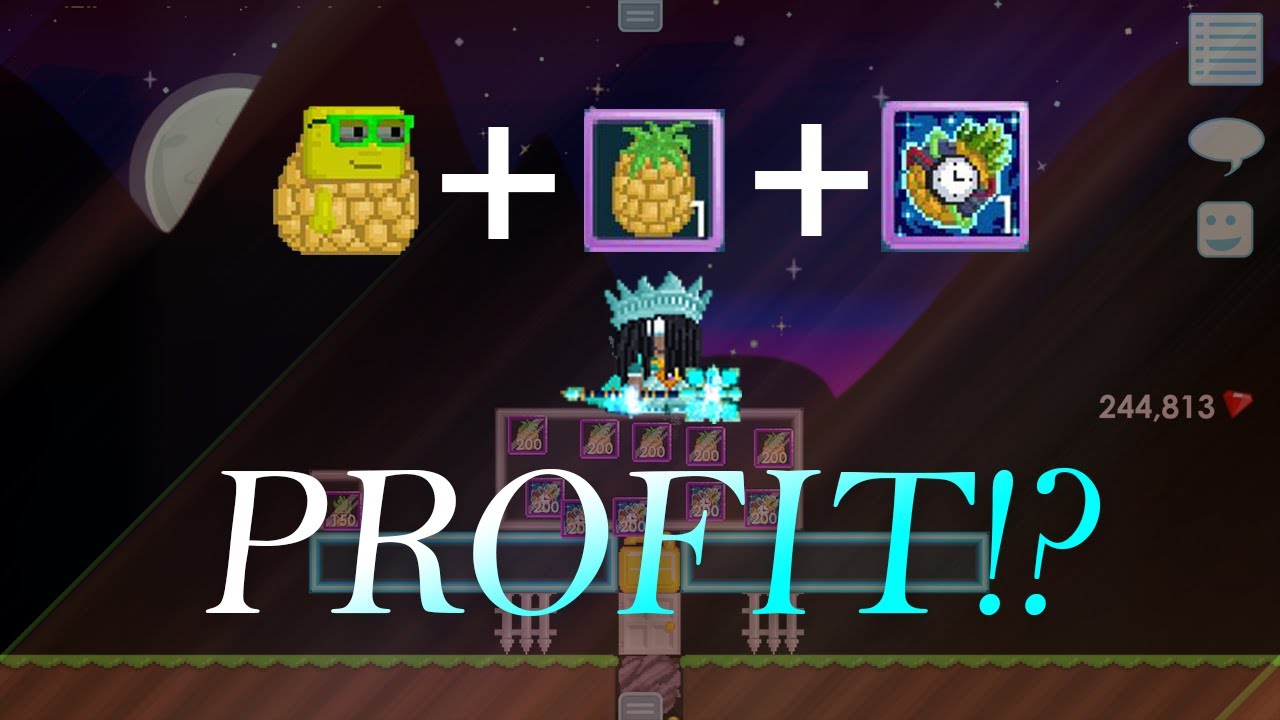 Growtopia Pineapple Gacha 1000 Reward! Got Guardian pineapple??