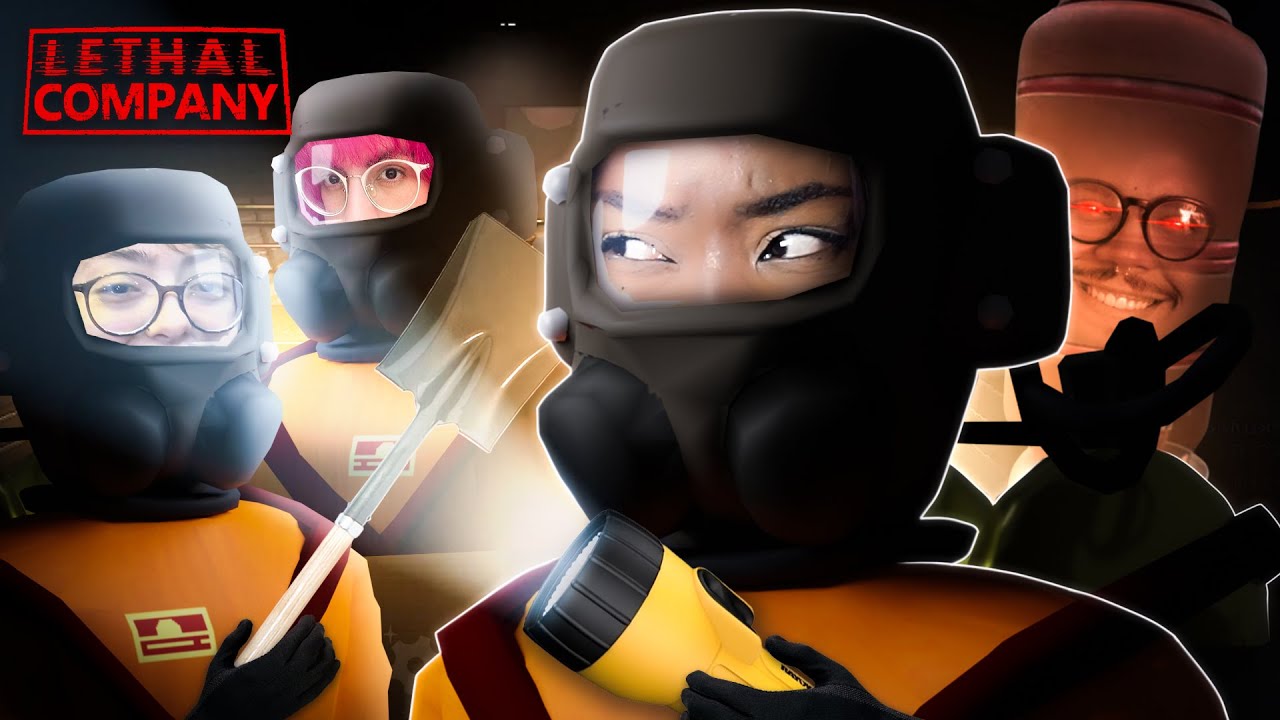 Jinkiwinkki jogando LETHAL COMPANY com Babs, Clarity, Luma & Lys